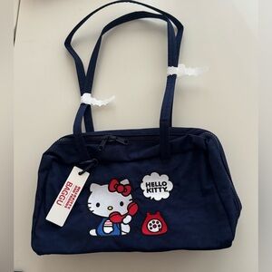 BAGGU X Hello Kitty And Friends Embroidered Hello Kitty & Phone Nylon Bowler Bag